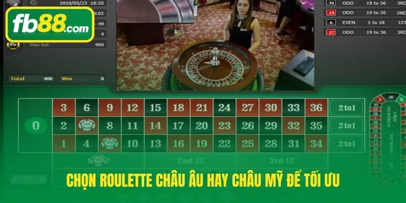 Cách đánh roulette trên bàn châu Âu với lợi thế nhà cái thấp hơn gần nửa